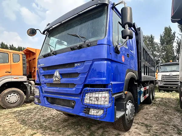 Used 6×4 Blue Cab Dump Truck | Reliable Heavy Duty Tipper Truck for Construction & Mining - Image 2