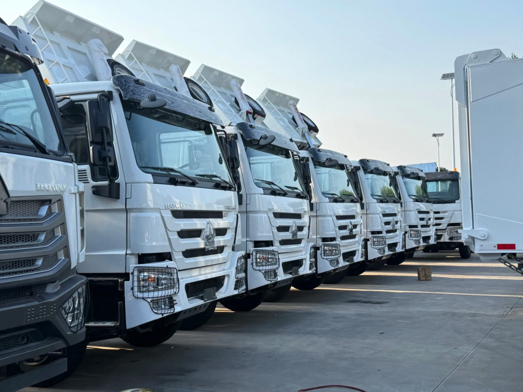 African Clients Visit China for On‑Site Truck Inspection, Bulk Orders for HOWO & Shacman Dump Trucks Rise